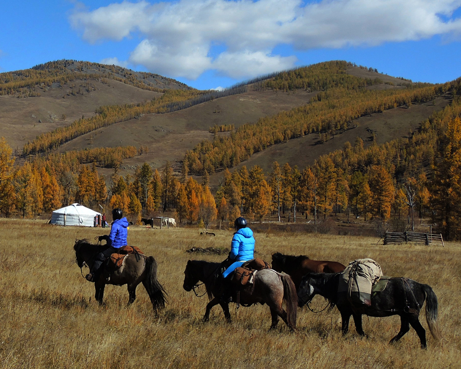 Autumn Riding in Mongolia with Stone Horse Expeditions & Travel, Gorkhi Terelj National Park
