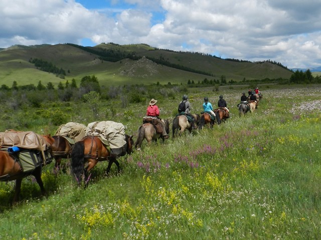 Horseback Riding in Mongolia with Stone Horse Expeditions & Travel in Gorkhi Terelj National Park