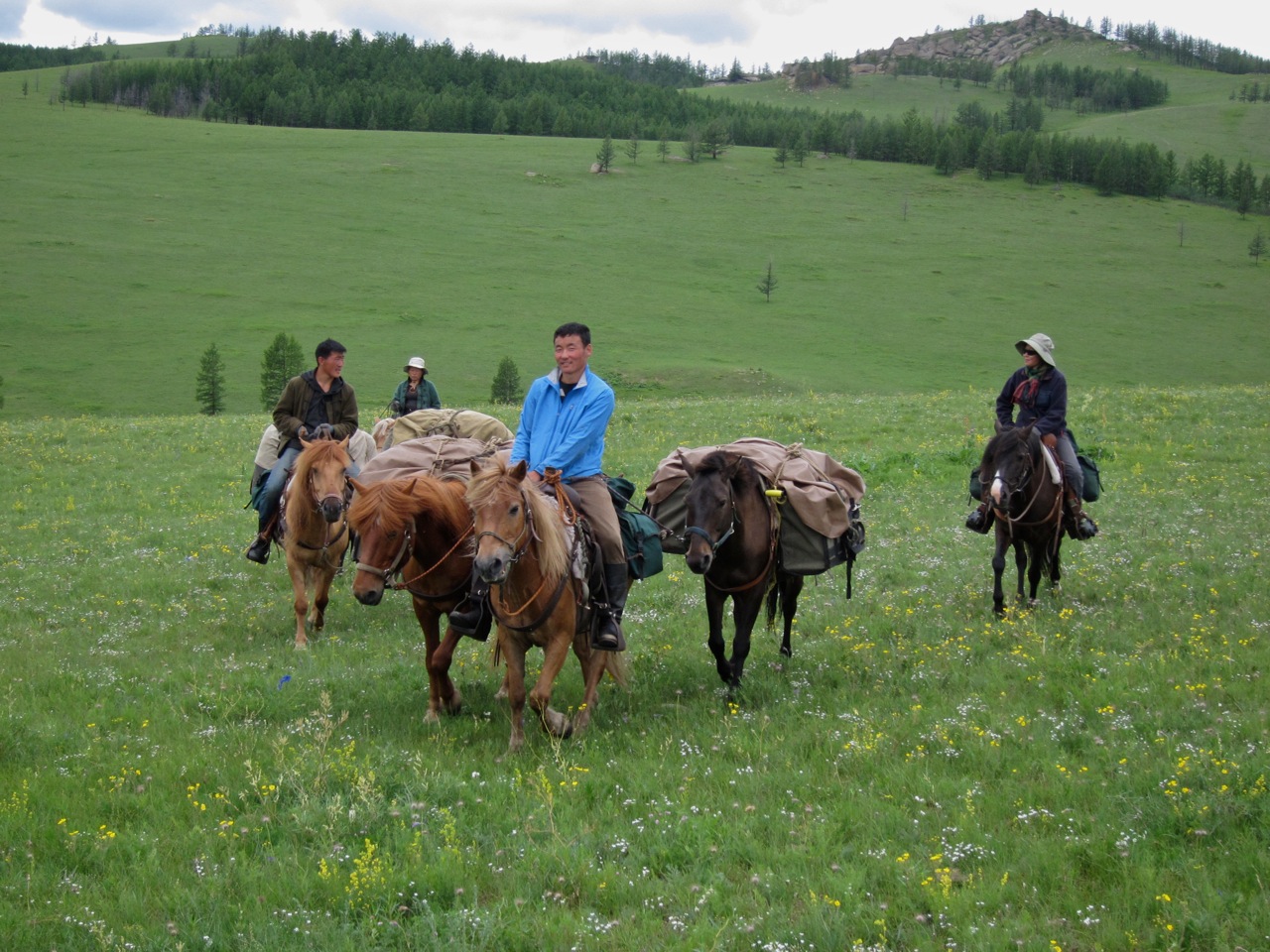 Packhorses in Monoglia, Horse riding expeditions