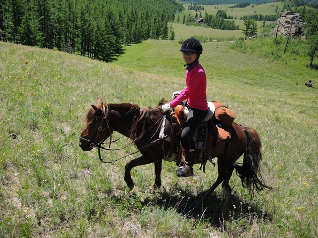 Horse riding tour in Gorkhi Terelj National Park, Mongolia