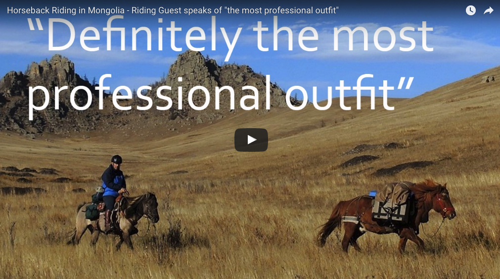 Review Horse Riding Mongolia, Riding Guest Testimonial