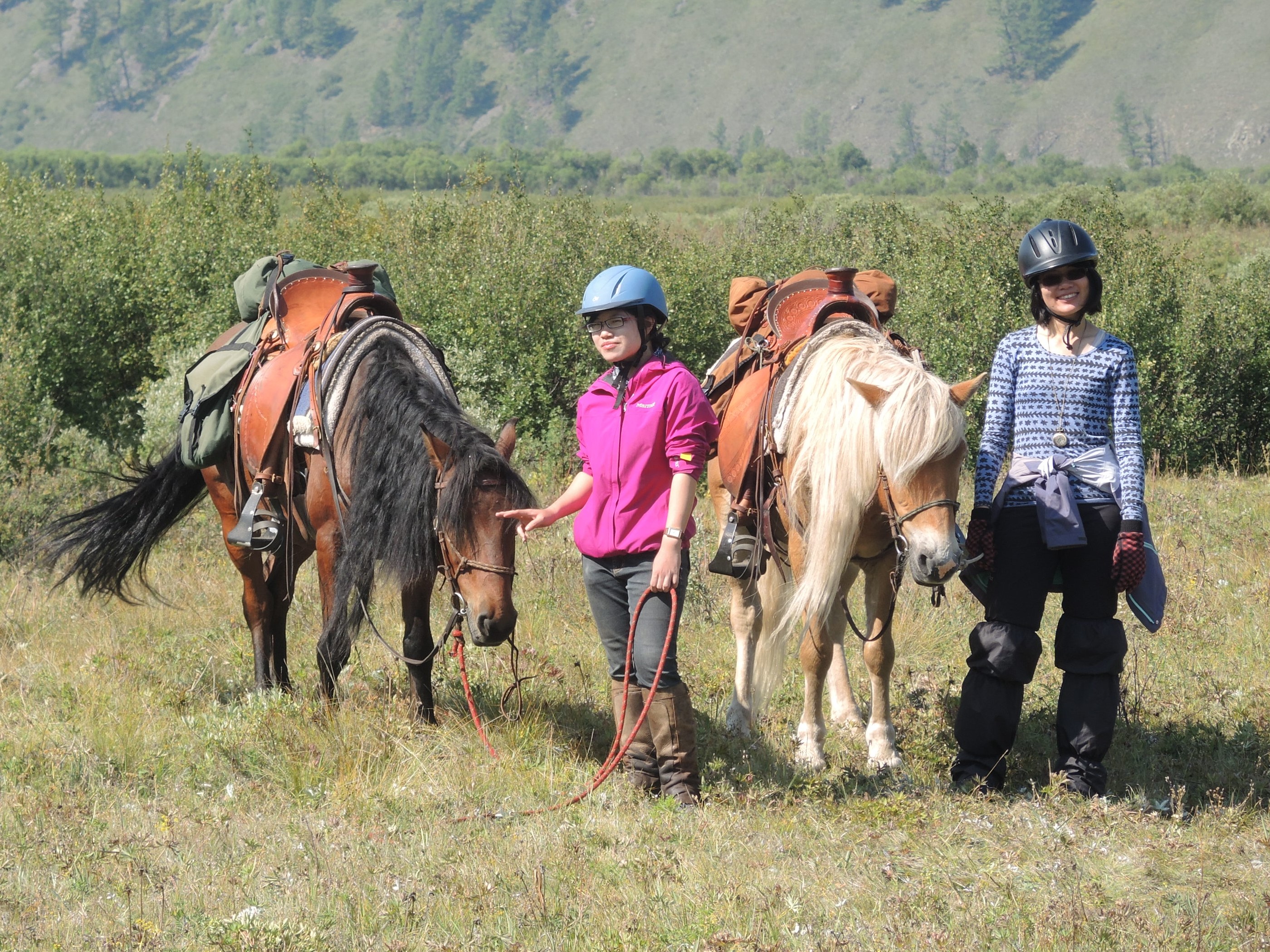 Saddles for Mongolian Trail Horses, Stone Horse Expeditions