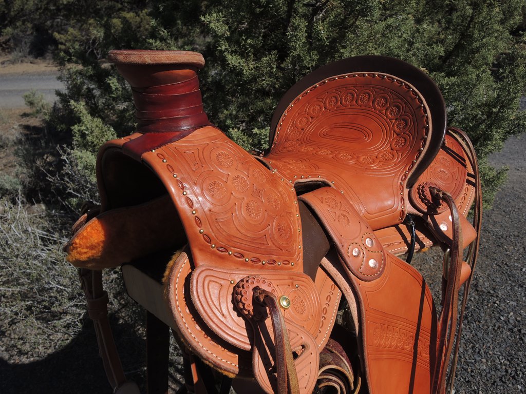 Trail Horse Saddle, in the saddle with Stone Horse Expeditions 